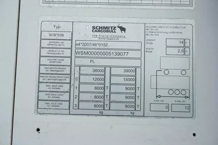 Schmitz CHŁODNIA / CARRIER VECTOR 1350 zdjęcie 11