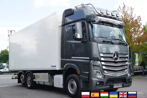 Mercedes Actros 2548 MP5 / Chłodnia Krone 18 EPAL Multitemperatura / Doppelstock 36 EPAL / Kabina GIGA SPACE