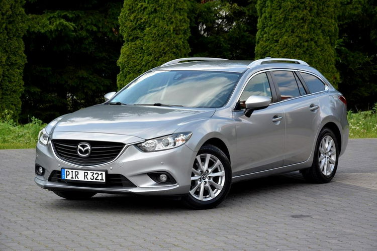 Mazda 6 104 tys przebieg SkyActive Duża Navi 2xParktronic RVM ALU17 Nowe opon zdjęcie 2