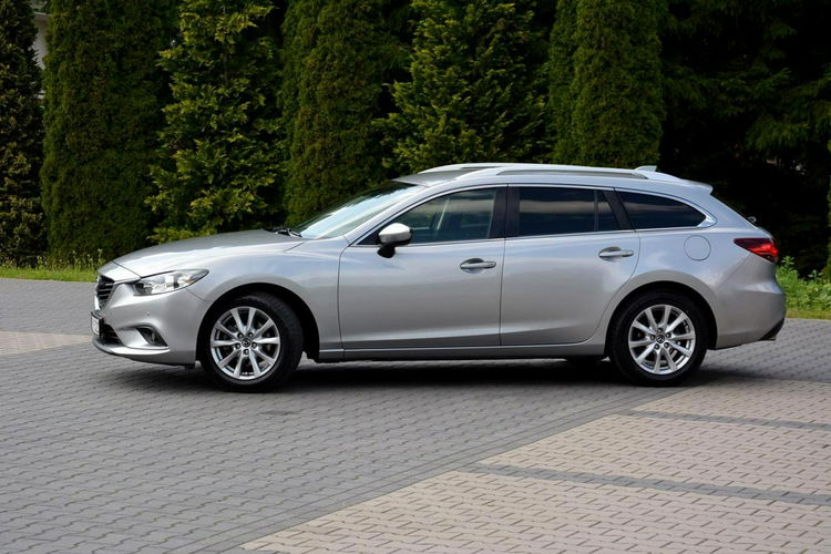Mazda 6 104 tys przebieg SkyActive Duża Navi 2xParktronic RVM ALU17 Nowe opon zdjęcie 4
