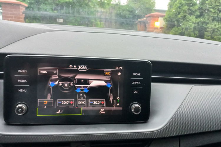 Skoda Scala DSG Salon PL 44 Export FV23% SmartLink+Climatr.Kamera Cofania.Grz.fot zdjęcie 11