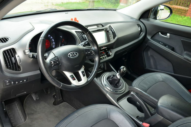 Kia Sportage Czarna Opłacona 1.6GDI 135KM Serwis Navi Kamera Parktronik Alu zdjęcie 24