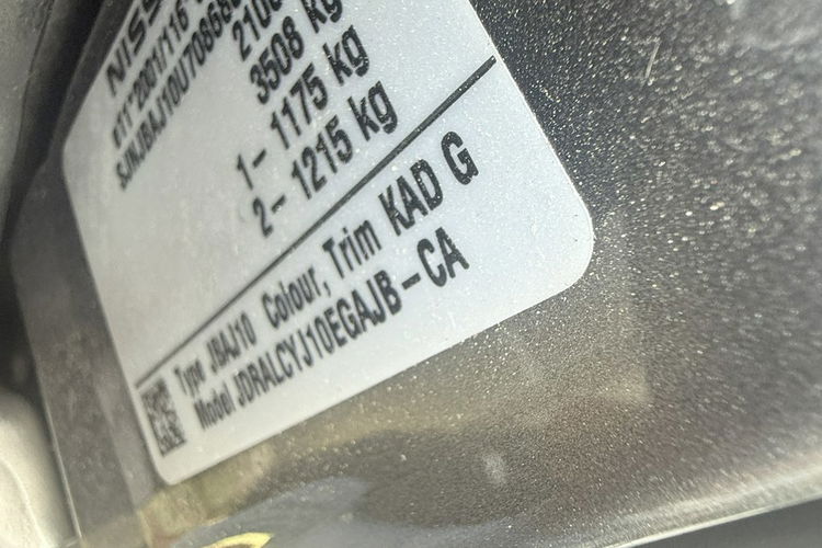 Nissan Qashqai Zadbany Bezwypadkowy Niski oryginalny przebieg zdjęcie 12