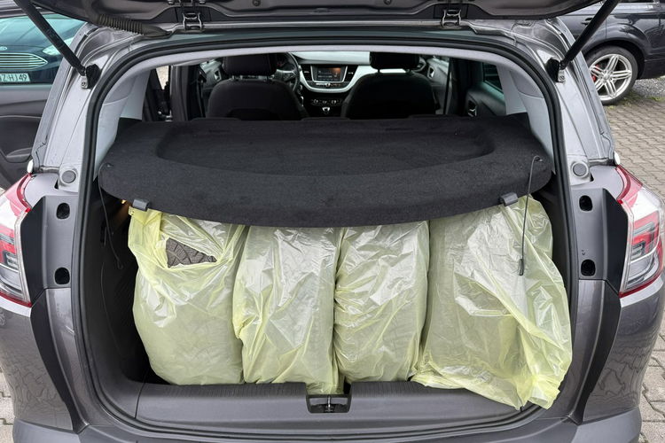 Opel Crossland X Jeden Właściciel44Tyś przebieg Kamera Grzana Kierownica Asystent Pas zdjęcie 19
