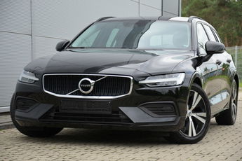 Volvo V60 Czarne Zarejestrowane 2.0B3 Mild Hybrid Serwis As.pasa Czytanie znaków