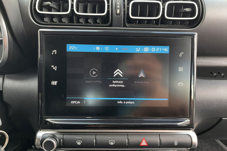 Citroen C3 Aircross 1.2 Zarejestrowany Tablet Navi 6biegów Android Auto Stan BDB Bezwypadk zdjęcie 25
