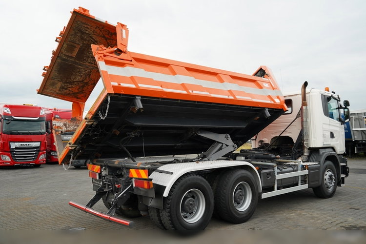 Scania G 490 / 6x4 / WYWROTKA DWUSTRONNA / HYDROBURTA / BOARDMATIC / HYDROKLAPA / 2017 zdjęcie 15