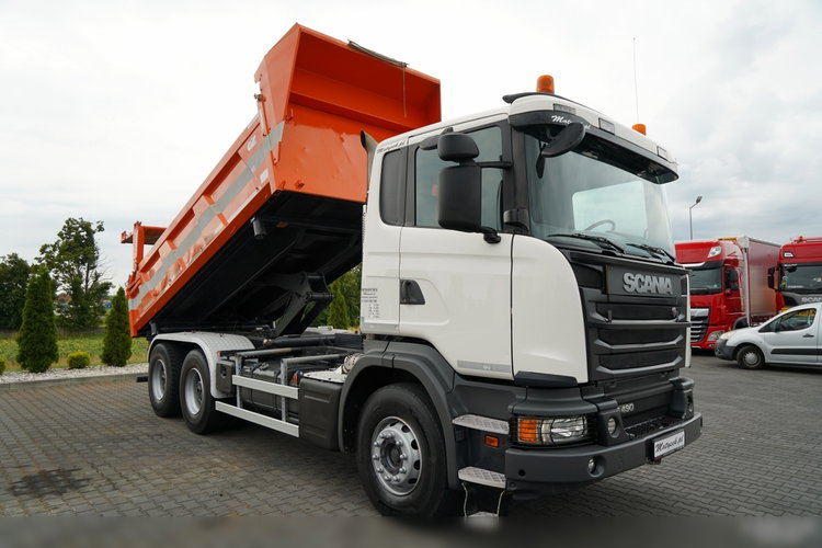 Scania G 490 / 6x4 / WYWROTKA DWUSTRONNA / HYDROBURTA / BOARDMATIC / HYDROKLAPA / 2017 zdjęcie 4