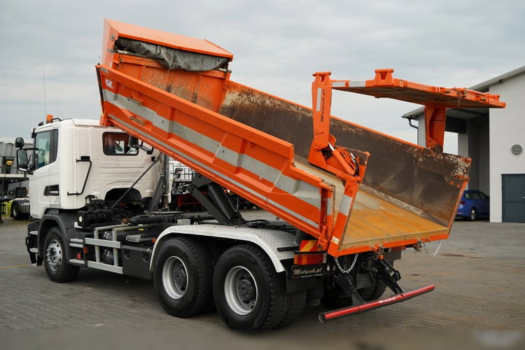 Scania G 490 / 6x4 / WYWROTKA DWUSTRONNA / HYDROBURTA / BOARDMATIC / HYDROKLAPA / 2017 zdjęcie 8