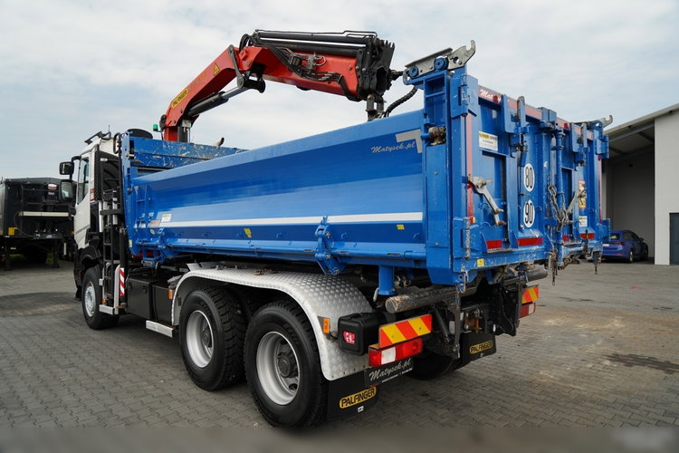 Renault C 440 / 6x4 / WYWROTKA /+ HDS PALFINGER pk 19.001 sld / HARDOX / HYDROBURTA / STEROWANIE RADIOWE/ CHWYTAK /OPONY 100% / PO KONTRAKCIE SERWISOWYM zdjęcie 14