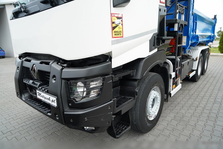 Renault C 440 / 6x4 / WYWROTKA /+ HDS PALFINGER pk 19.001 sld / HARDOX / HYDROBURTA / STEROWANIE RADIOWE/ CHWYTAK /OPONY 100% / PO KONTRAKCIE SERWISOWYM zdjęcie 17