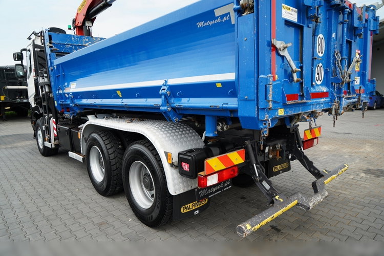 Renault C 440 / 6x4 / WYWROTKA /+ HDS PALFINGER pk 19.001 sld / HARDOX / HYDROBURTA / STEROWANIE RADIOWE/ CHWYTAK /OPONY 100% / PO KONTRAKCIE SERWISOWYM zdjęcie 20