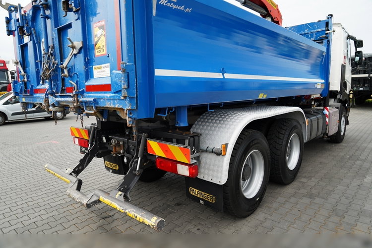 Renault C 440 / 6x4 / WYWROTKA /+ HDS PALFINGER pk 19.001 sld / HARDOX / HYDROBURTA / STEROWANIE RADIOWE/ CHWYTAK /OPONY 100% / PO KONTRAKCIE SERWISOWYM zdjęcie 21