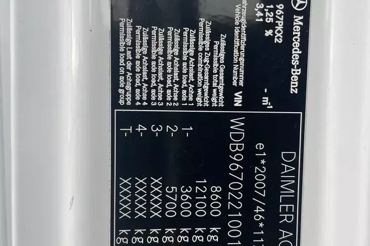 Mercedes ATEGO 816 DMC 8600 kg zdjęcie 11