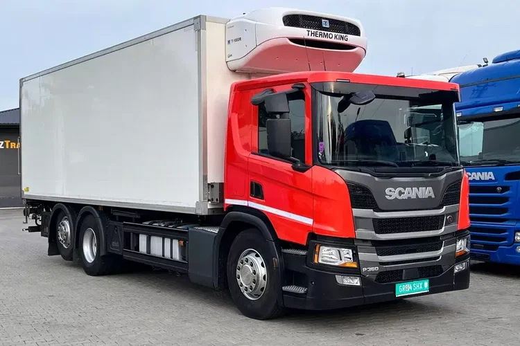 P360 scania po kontrakcie złotym idealny stan chłodnia mroźnia T-1000R 370Tkm 6x2/4 zdjęcie 1