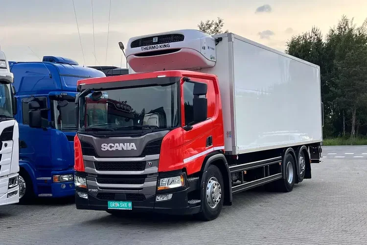 P360 scania po kontrakcie złotym idealny stan chłodnia mroźnia T-1000R 370Tkm 6x2/4 zdjęcie 6
