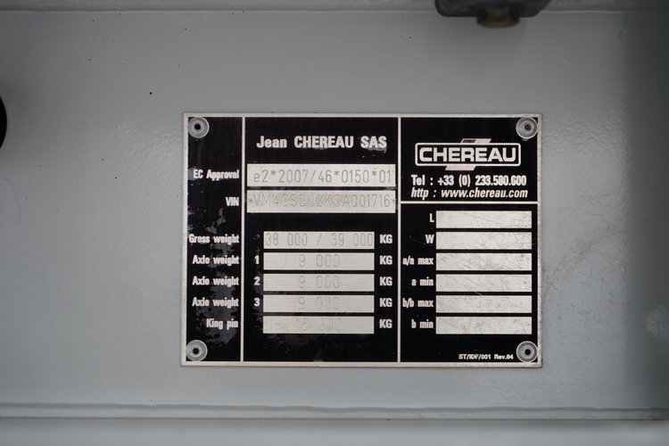 CHEREAU / CHŁODNIA / CARRIER VECTOR 1950MT / DOPPELSTOCK / MULTITEMPERATURA / 2 OSIE PODNOSZONE / SAF / SPROWADZONA zdjęcie 27