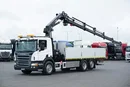 Scania P 320 / 6 X 2 / SKRZYNIOWY + HDS / HIAB 211 EP - 5 / OŚ SKRĘTNA / WYS. 14 M zdjęcie 1