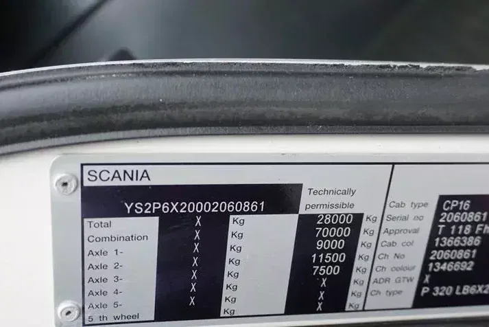 Scania P 320 / 6 X 2 / SKRZYNIOWY + HDS / HIAB 211 EP - 5 / OŚ SKRĘTNA / WYS. 14 M zdjęcie 12