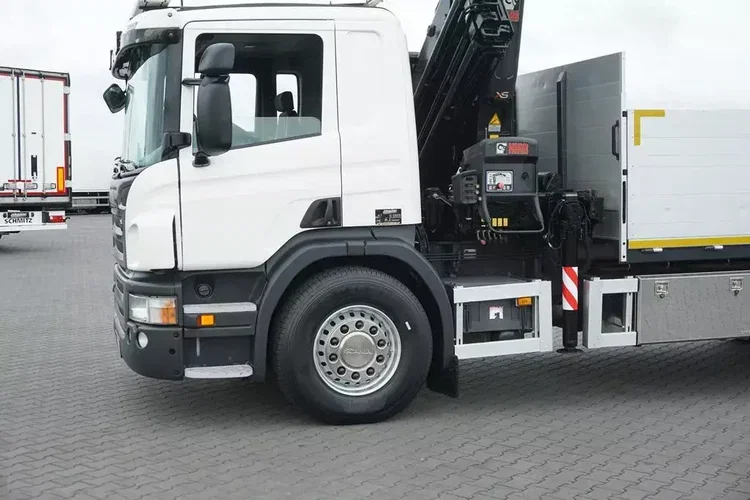Scania P 320 / 6 X 2 / SKRZYNIOWY + HDS / HIAB 211 EP - 5 / OŚ SKRĘTNA / WYS. 14 M zdjęcie 19