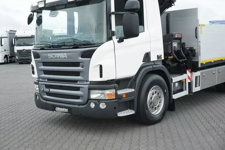 Scania P 320 / 6 X 2 / SKRZYNIOWY + HDS / HIAB 211 EP - 5 / OŚ SKRĘTNA / WYS. 14 M zdjęcie 21