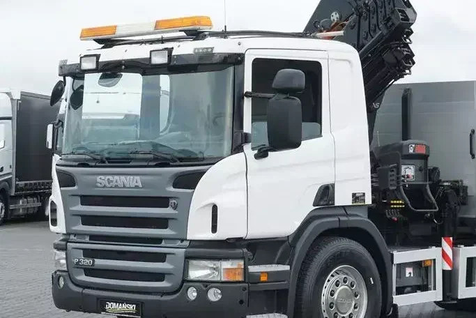 Scania P 320 / 6 X 2 / SKRZYNIOWY + HDS / HIAB 211 EP - 5 / OŚ SKRĘTNA / WYS. 14 M zdjęcie 22