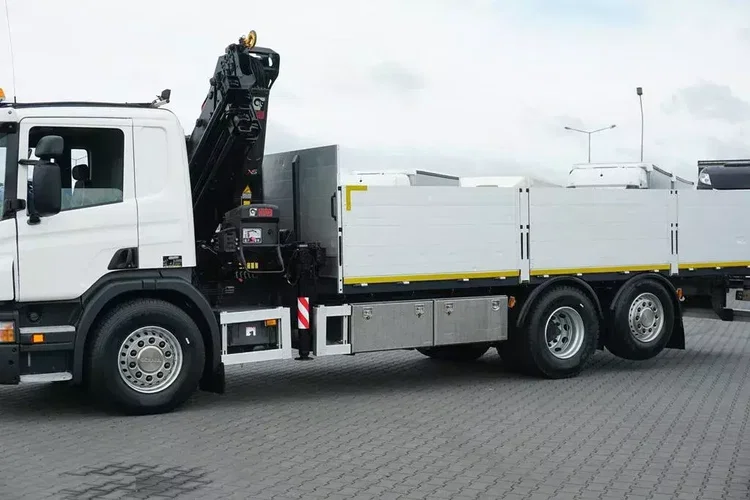Scania P 320 / 6 X 2 / SKRZYNIOWY + HDS / HIAB 211 EP - 5 / OŚ SKRĘTNA / WYS. 14 M zdjęcie 27