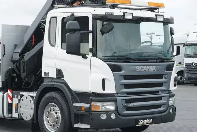 Scania P 320 / 6 X 2 / SKRZYNIOWY + HDS / HIAB 211 EP - 5 / OŚ SKRĘTNA / WYS. 14 M zdjęcie 30