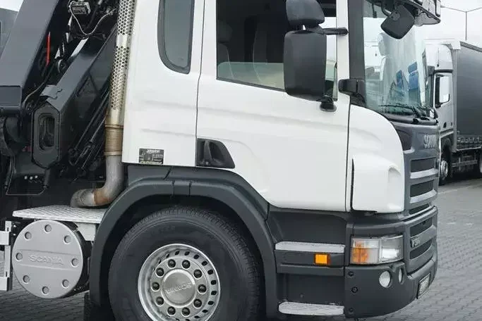 Scania P 320 / 6 X 2 / SKRZYNIOWY + HDS / HIAB 211 EP - 5 / OŚ SKRĘTNA / WYS. 14 M zdjęcie 32