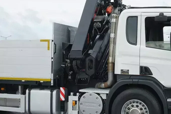 Scania P 320 / 6 X 2 / SKRZYNIOWY + HDS / HIAB 211 EP - 5 / OŚ SKRĘTNA / WYS. 14 M zdjęcie 33