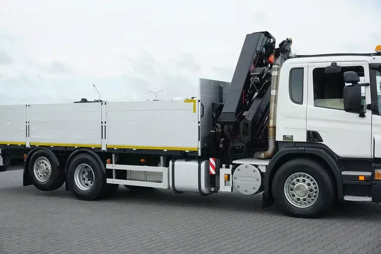 Scania P 320 / 6 X 2 / SKRZYNIOWY + HDS / HIAB 211 EP - 5 / OŚ SKRĘTNA / WYS. 14 M zdjęcie 34