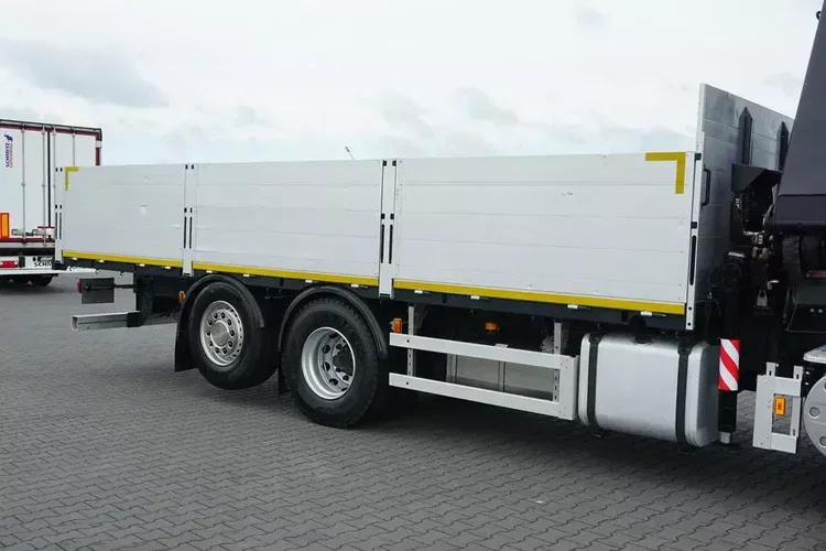 Scania P 320 / 6 X 2 / SKRZYNIOWY + HDS / HIAB 211 EP - 5 / OŚ SKRĘTNA / WYS. 14 M zdjęcie 37