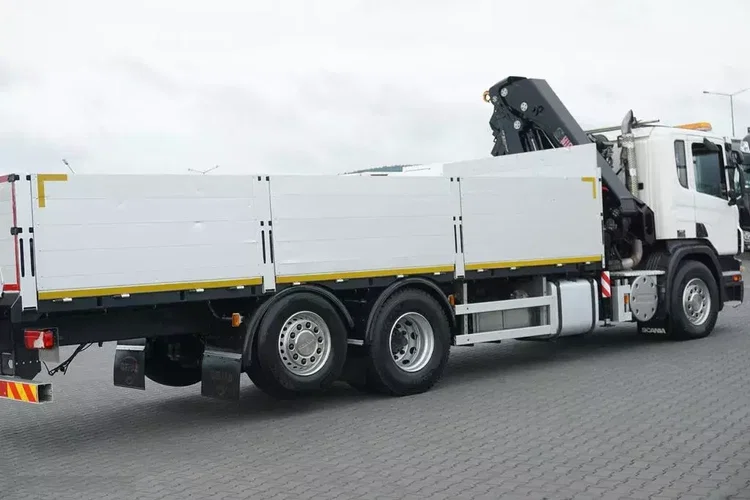 Scania P 320 / 6 X 2 / SKRZYNIOWY + HDS / HIAB 211 EP - 5 / OŚ SKRĘTNA / WYS. 14 M zdjęcie 40