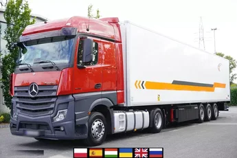 Mercedes Actros 1845 L BIG Space / Naczepa chłodnicza Kögel S24 Doppelstock / Carrier Vector 1550 / 2023
