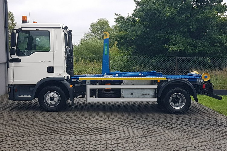 TGL 12.220 HAKOWIEC SKIBICKI 4x2 KLIMA DO KONTENERÓW MANUAL 12T POD KONTENER zdjęcie 14