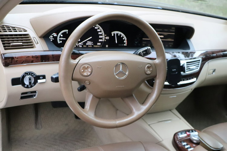 Mercedes S 320 SKÓRA, zarejestrowany, dodatkowy kpl opon z alu zdjęcie 8