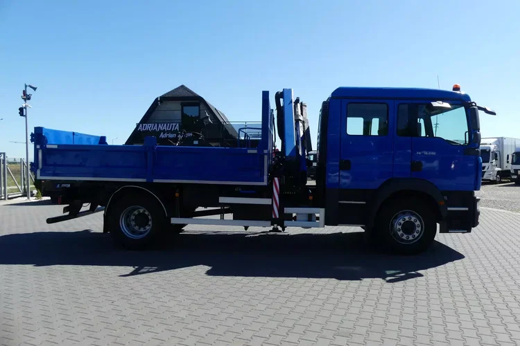 MAN TGM 18.240 / WYWROTKA + HDS / ŁYŻKA / DOKA / zdjęcie 11
