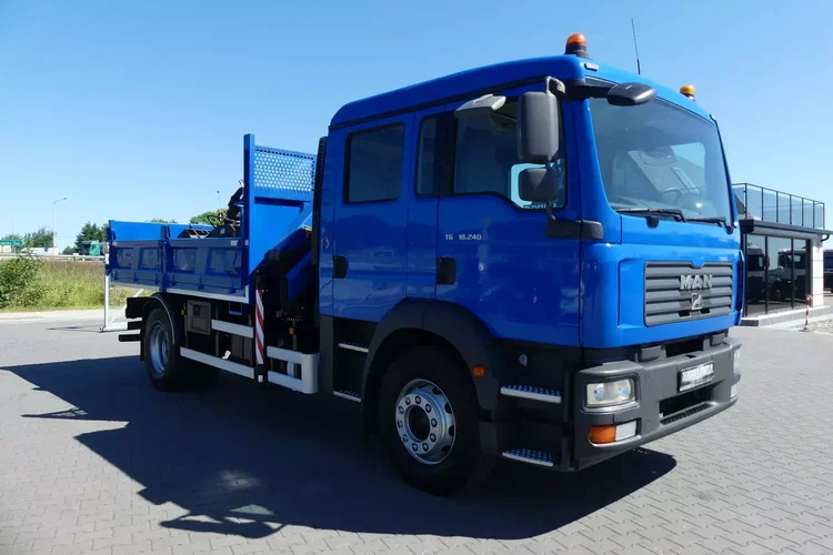 MAN TGM 18.240 / WYWROTKA + HDS / ŁYŻKA / DOKA / zdjęcie 12