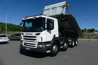Scania P400 / 8x4 / WYWROTKA / HYDROBURTA / MANUAL / RETARDER /