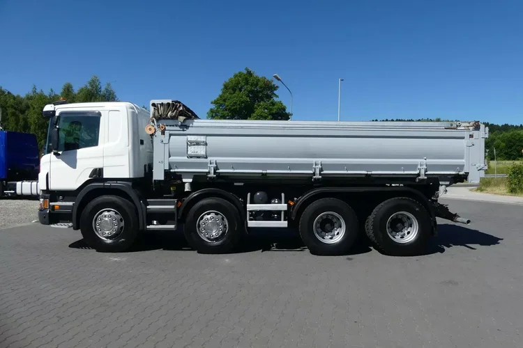 Scania P400 / 8x4 / WYWROTKA / HYDROBURTA / MANUAL / RETARDER / zdjęcie 10