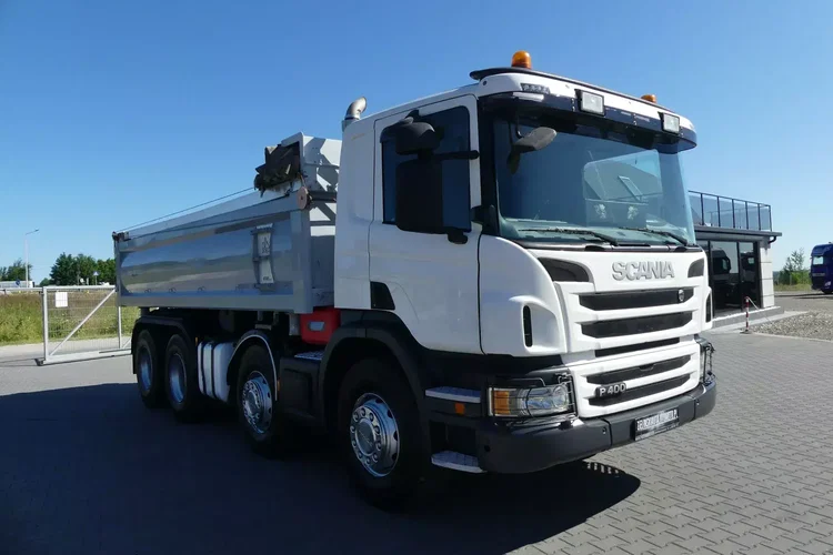 Scania P400 / 8x4 / WYWROTKA / HYDROBURTA / MANUAL / RETARDER / zdjęcie 17