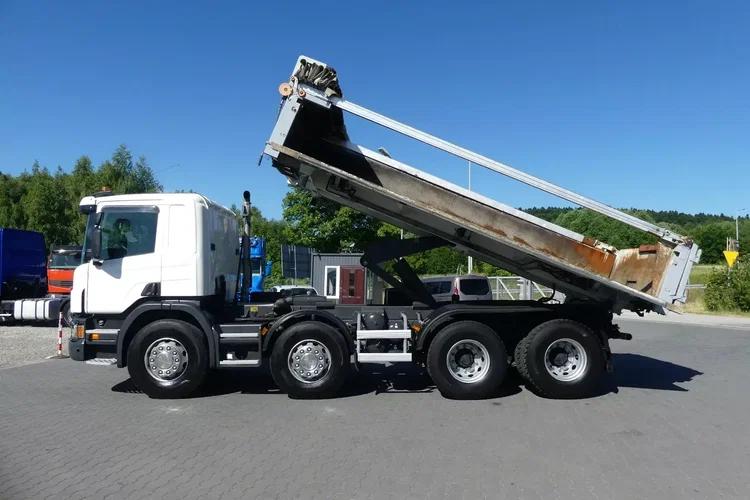 Scania P400 / 8x4 / WYWROTKA / HYDROBURTA / MANUAL / RETARDER / zdjęcie 3