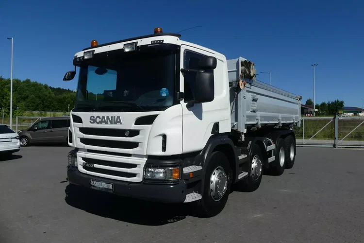 Scania P400 / 8x4 / WYWROTKA / HYDROBURTA / MANUAL / RETARDER / zdjęcie 7