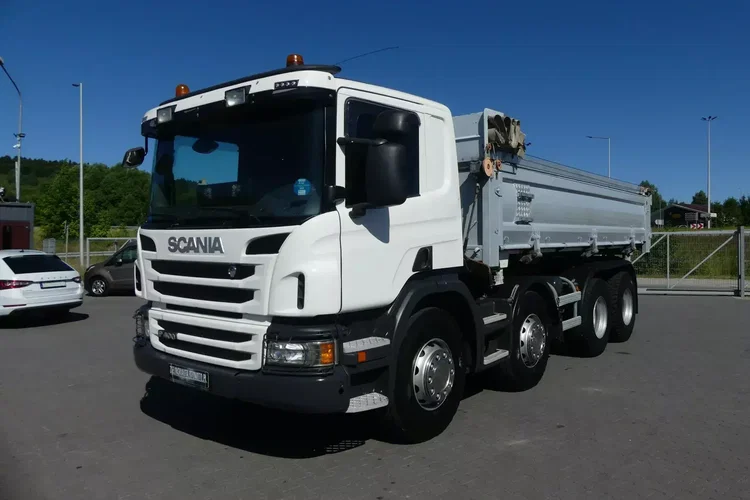 Scania P400 / 8x4 / WYWROTKA / HYDROBURTA / MANUAL / RETARDER / zdjęcie 9