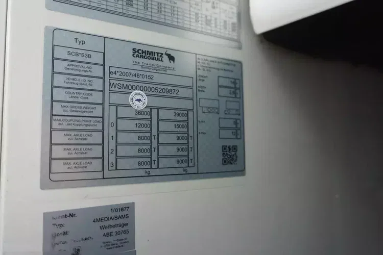 Schmitz CHŁODNIA / TK SLX SPECTRUM / MULTITEMPERATURA / 3900 MTH zdjęcie 11