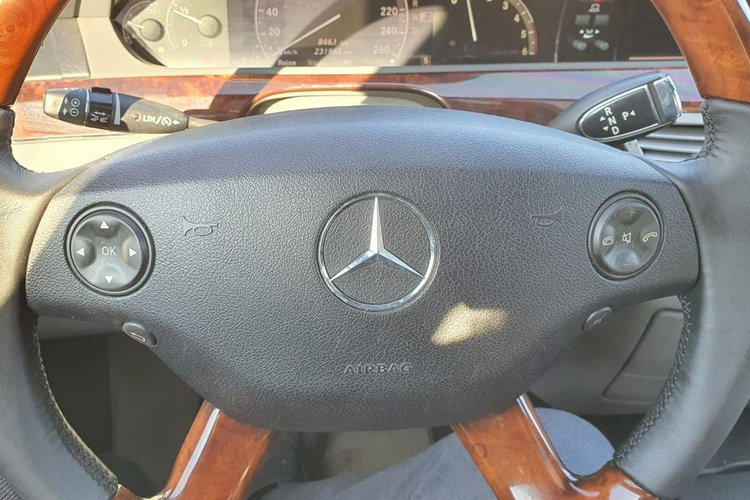 Mercedes S 420 S 420 CDi W221, LONG, Night Vision, Bogate wypos. 2007 r zdjęcie 18