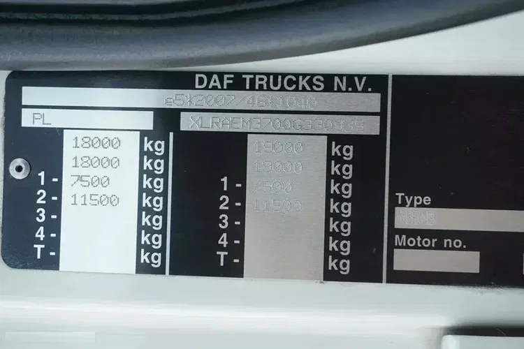 DAF CF / 320 / ACC / EURO 6 / SSC / FIRANKA / DŁ. 9 M / 22 PALETY zdjęcie 11