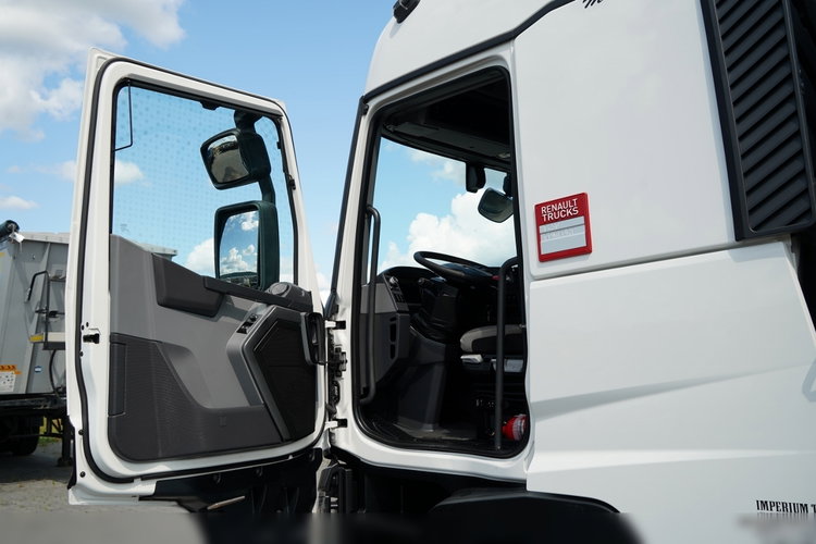 Renault T 430 / SOLÓWKA / FIRANKA - BURTOWA /  6X2 / OŚ PODNOSZONA / SKRĘTNA / DŁ: 9.4 M / MOCNA PODŁOGA / WINDA DHOLLANDIA  / PO KONTRAKCIE SERWISOWYM zdjęcie 34