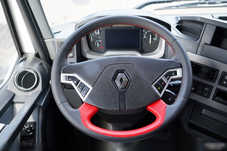 Renault T 430 / SOLÓWKA / FIRANKA - BURTOWA /  6X2 / OŚ PODNOSZONA / SKRĘTNA / DŁ: 9.4 M / MOCNA PODŁOGA / WINDA DHOLLANDIA  / PO KONTRAKCIE SERWISOWYM zdjęcie 40