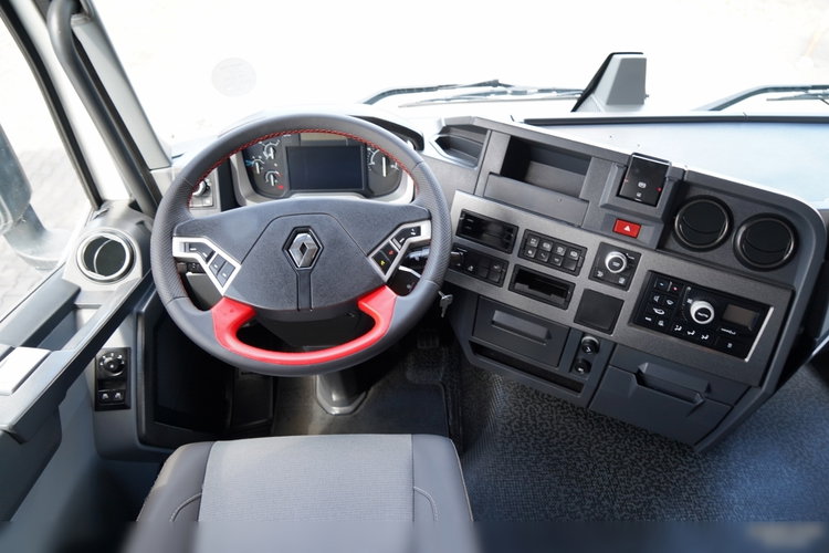 Renault T 430 / SOLÓWKA / FIRANKA - BURTOWA /  6X2 / OŚ PODNOSZONA / SKRĘTNA / DŁ: 9.4 M / MOCNA PODŁOGA / WINDA DHOLLANDIA  / PO KONTRAKCIE SERWISOWYM zdjęcie 41